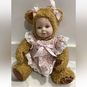 Vintage 1999 Anne Geddes Special Edition Teddy Bears Doll Collection 16”